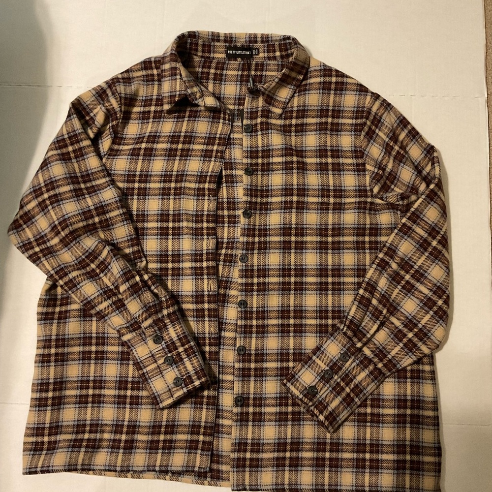 Brown Plaid Flannel